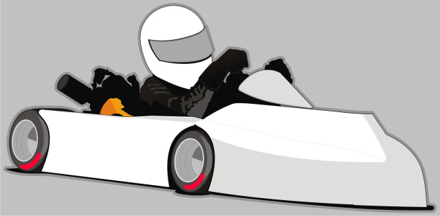 GKG FLAT KART-STRAIGHT CLIPART